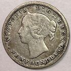 1880 Newfoundland 5 Cent Silver Fine F Coin  16619