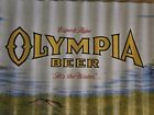 Vintage Gila Window Classics Privacy Screen Mural Olympia Beer  