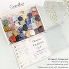 Natural Crystals And Healing Stones With Guide  Real Raw Crystals Set For Crysta