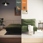 71  Corduroy Futon Convertible Sofa Bed  Loveseat Sleeper Sofa Couch For Living 