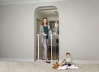 36 In Tall Walk Thru Baby Safety Gate Adjustable Baby Security Door Dog Door Us