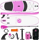 Inflatable Standup Paddle Board Non Slip Sup W Premium Backpack 3 Fin 10   x33   x6 