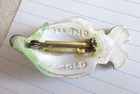 Vtg Holland Mold Ceramic Girl Pixie Elf Pin