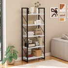 5 Tier Bookshelf  Classically Home Office Bookcase Shelf Storage Organizer