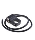 Marine  24 5mm  10a Motorcycle Alloy Handlebar Switch On off Headlight Blue Led