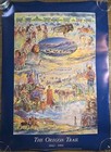 Vintage Oregon Trail 150th Anniversary Watercolor Print Poster 28x20  Killmaster