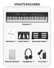Strich 88 Keys Weighted Keyboard With Sustain Pedal hammer-action Digital Piano
