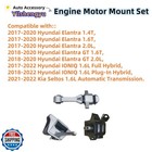 3pc Engine   Transmission Mount Kit For Hyundai Elantra 2017-2020 Oem-grade