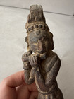 Antique Carved Wood Figure Hindu Deity Krishna  Estate Find 9 5 