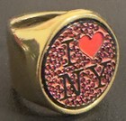 The I Love New York Decapitator Ring Bottle Cap And Can Tab Opener 