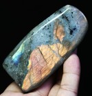 Natural Nice Rainbow Flash Labradorite Spectrolite Quartz Crystal Stone Reiki