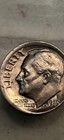 1985 P  Dime Broad Struck Off Center Obverse Wide Rim W reverse Errors