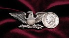 Luxenberg - Sterling Silver - Wwii Us Colonel   Captain Insignia -    war Eagles   