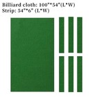 8  Pool Table Felt W  6 Cloth Strips  Pre Cut Billiard Blue  Green  Or Red