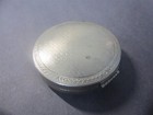 Vintage Richard Hudnut 2  Silver Tone Art Deco Rouge Makeup Compact