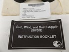 Gray Replacement Lens For Military Issued Sun  Wind    Dust Ballistic Goggles 