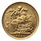  e5121 - Uk   Australia   Gold Sovereign 1892 S Sidney - Km  10