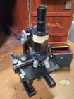 Antique Buffalo Spencer Microscope W  Case Williams Brown   Earle Bausch   Lomb