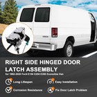 Door Latch Assembly W cable Rod For Ford E150 E250 E350 Econoline Van Side Door
