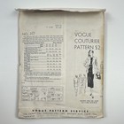 Vtg Original Vogue Couturier 40   s Sewing Pattern 357    one-piece Dress   Jacket   