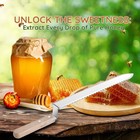 Stainless Steel Serrated Uncapping Knife  Honey Scraper Bee Hive Beekeeping Tool