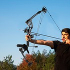 Compound Bow With 12 Arrows Adult teen Draw Length Ideal For Target Shooting