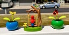 Lot Of 3 Solar Powered Dancing Bird Bugs Bobblehead Figures Greenbrier