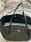 Coach New York Open City Tote I m  Brown black