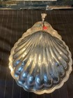 E  B  Rogers Silver Shell Serving Dish With Candle Holders