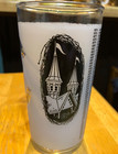 Vintage 1966 Kentucky Derby Churchill Downs Mint Julip Frosted Drinking Glass