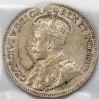 Canada 1920 25 Cents Quarter Silver Coin - Iccs Ef-40