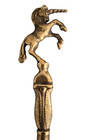 Vintage Solid Brass Unicorn Shoehorn 11 25 