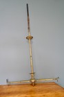 Antique Victorian Ceiling Light Fixture Gas Lamp Vintage Hanging Brass Gothic