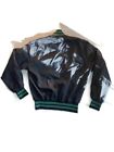 Vintage Mountain Dew Bomber Jacket Button Promo Deadstock Usa M Black