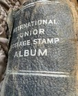 International Junior Postage Stamp Album With World Wide Pre-1950 Stamps
