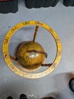 Vtg Italian Old World Globe Bar Cabinet Mcm Casters 38  Zodiac Signs Read