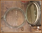 Vtg  Bronze Porthole Window - 21  Port   16  Glass - Nautical Ship - Very Heavy