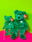 Ty Beanie Baby And Buddy Erin The Irish Bear Set Of 3 Retired With Tags  