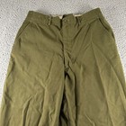 Us Army Field Wool Pants Trousers Green Mens Fits 33x31 Green M-1951 Korean War