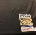 Mitchell   Ness Allen Iverson Signed 76ers Black Alternate Hardwood Jersey Jsa