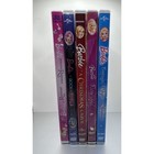 Barbie 5-dvd Movie Lot  Rapunzel  Rock  n Royals  Christmas Carol  Fairytopia