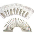 7pcs Nail Art Grinding Drill Bits Electric Manicure Machine Diamond Bullet Bit  