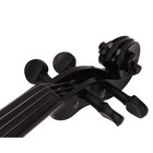 Full-size 4 4 Midnight Black Sparkle Violin Fiddle With Case  Bow And Rosin 
