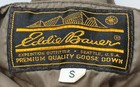 Eddie Bauer Goose Down Bootie Tent Camp Slippers Cold Weather Small Olive Green