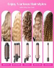 Wavytalk 5 In 1 Curling Wand Set Dual Voltage Curling Iron Set With 5 Interch   