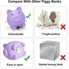 Piggy Bank For  Piggy Coin Banks For Boys And Girls My First Unbreakable Plas   