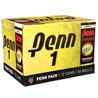 Penn Championship Extra Duty Tennis Balls  12 Cans  36 Balls 