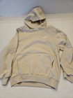 Nike Kids Hoodie Pullover Size Medium Nwt Fd3000-126 Sandsrift white 