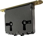 Full Mortise Lock   Key 3 Way Mount Brass Trunk Drawer Door Cabinet Antique Old