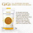 Gigi Hard Wax Beads 14oz  golden Honee All Purpose 